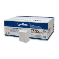 Celtex Einzelblatt Toilettenpapier, 11x18 cm, 2lagig, Zelltuch, hochweiß, 36x250 Stk., T3