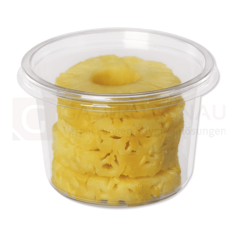 Deli Feinkostbecher, APET, rund, klar, 250 ml, Ø 117x43 mm, 10x50 Stk.