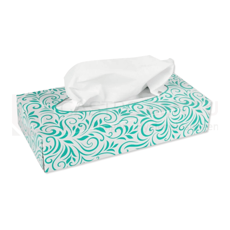 Kosmetiktuch Spenderbox, 20,2x20,5 cm, 2lagig, Zelltuch, 40x100 Stk