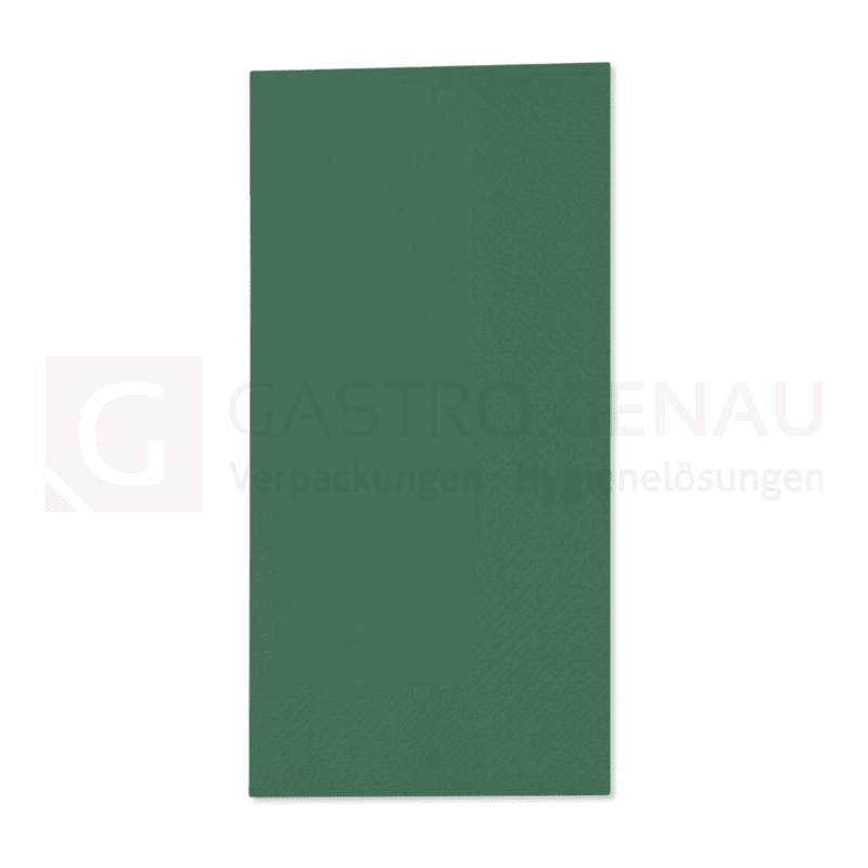Zelltuch-Serviette 40x40 cm, 3 lagig, 1/8 Kopffalz, dunkelgrün, 100 Stk.