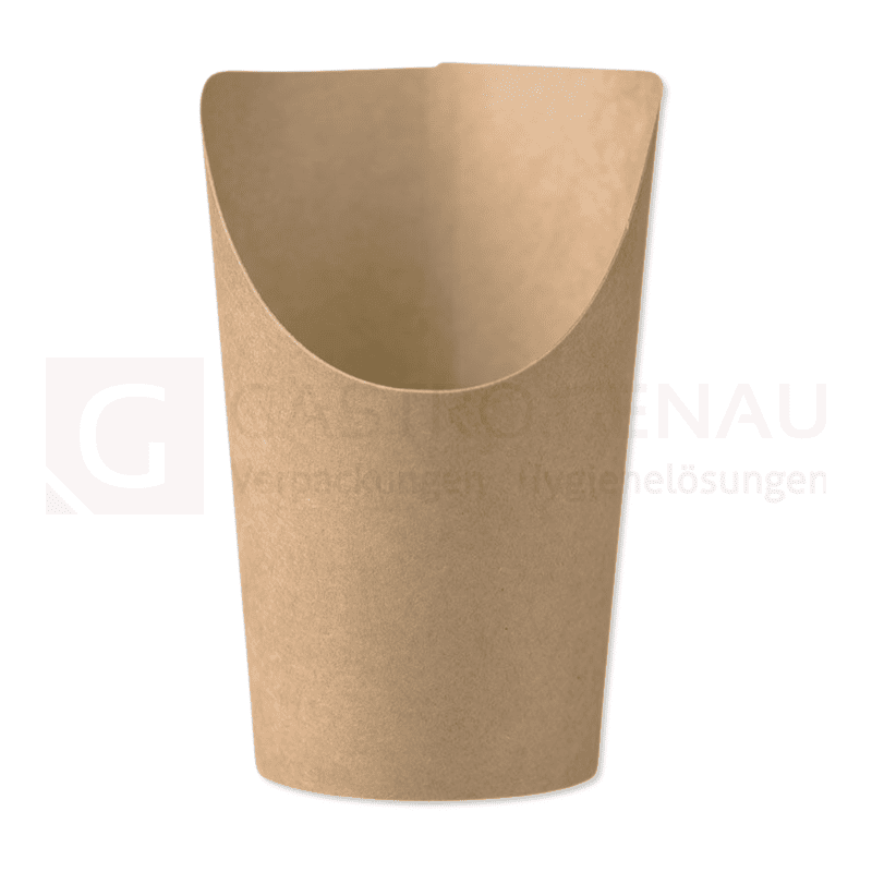 Wrapcup, Kraftpapier/PE, braun, Ø 60 mm x H 55/120 mm, 350 ml, 65 Stk.