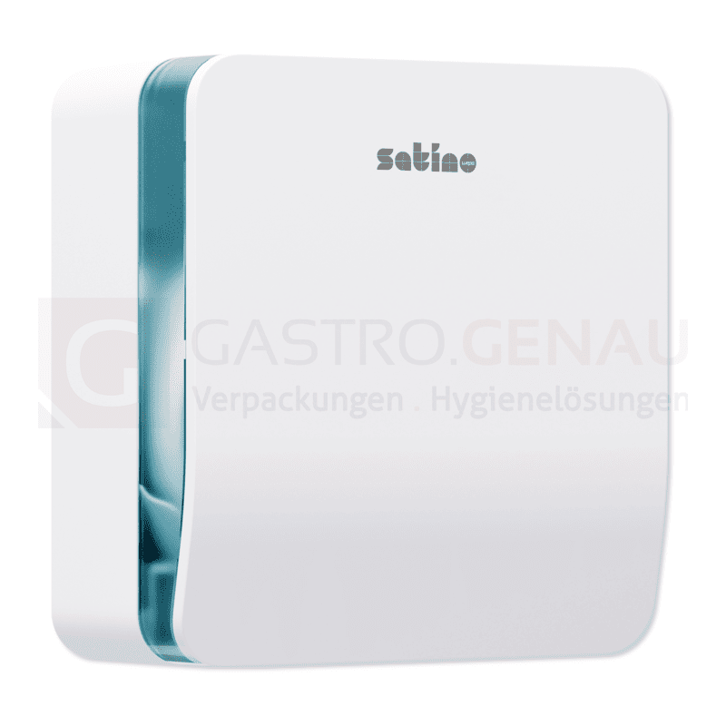Satino Jumbo-Toilettenpapier-Spender Hyginity, Mini, weiß, 261x283x140 mm (BxHxT)