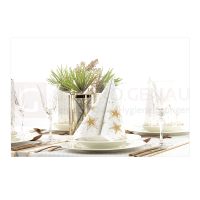 Linclass Serviette, 40x40 cm, 1/4 Falz, 