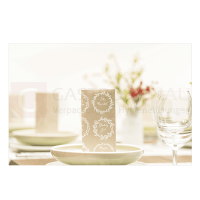 Linclass Serviette, 40x40 cm, 1/4 Falz, 