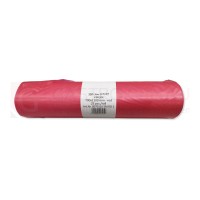 Abfallsack, 120 L, rot, HDPE, 70x110 cm, 23 my, 25 Stk.