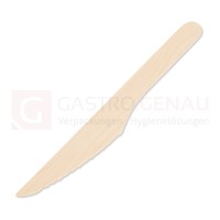 Bio Messer, Holz, 160 mm, natur, 100 Stk.