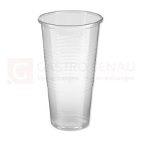Getränkebecher, PP, 250 ml, klar, Eichstrich, splitterfrei, 100 Stk.