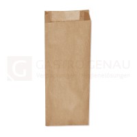 Faltenbeutel, Kraftpapier, braun, 15+7x42 cm, 3 kg, 500 Stk.