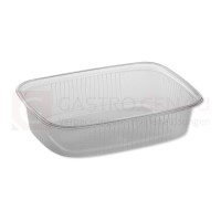 Feinkostbecher, rPP, eckig, klar, 125 ml, 108x81 mm, 100 Stk.