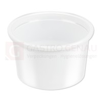 Dressing- / Saucen-Becher, rPP, 30 ml, rund, weiß, Ø 46 mm, 50 Stk.