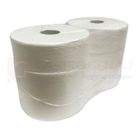 Jumbo-Toilettenpapier, Maxi, Zelltuch, 2lagig, hochweiß, 380 Meter, Ø 25,5 cm, 6 Rollen
