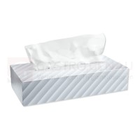 Kosmetiktuch Spenderbox, weiß, 2lagig, 21x21 cm, FSC, 40x100 Stk.