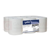 Celtex Papierhandtuchrolle, Midi, weiß, 2lagig, Zellstoff, perforiert, 160 Meter, 6 Stk., M2