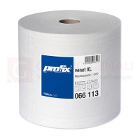 Profix venet Putztuchrolle XL, hochweiß, 1lagig Lochvlies, perforiert, 36x40cm (BxH), 500 Blatt, Ø 30 cm