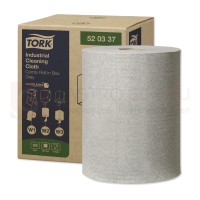 Tork Industrie Reinigungstücher, grau, 1lagig, 320x380 mm, 390 Blatt, 148,2 Meter, 1 Stk., W1, W2, W3