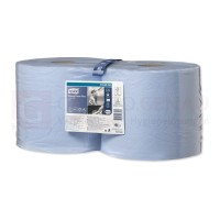 Tork Advanced Wischtuchrolle, blau, 2lagig, 340x235 mm, 750 Blatt, 255 Meter, 2 Stk., W1