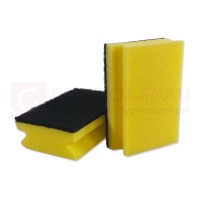 Padschwamm Premium, abrassiv, gelb / schwarz, 95x70x43 cm, 10 Stk.