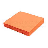 Zelltuch-Serviette, 24x24 cm, 2lagig, 1/4 Falz, orange, 250 Stk.