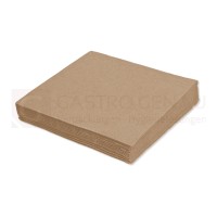 Zelltuch-Serviette, 24x24 cm, 2lagig, 1/4 Falz, natur braun, 250 Stk.