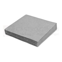 Zelltuch-Serviette, 40x40 cm, 3lagig, 1/4 Falz, grau, FSC-Mix, 250 Stk.