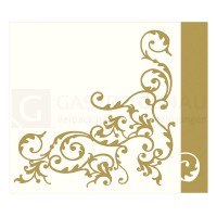 Linclass Serviette, 40x40 cm, 1/4 Falz, 