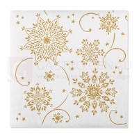 Linclass Serviette, 40x40 cm, 1/4 Falz, 