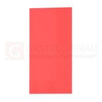 Zelltuch-Serviette 40x40 cm, 3lagig, 1/8 Kopffalz, rot, 250 Stk.