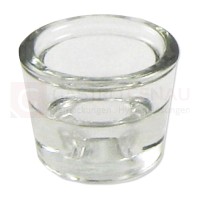 Teelichtglas DUO, Ø 6 x 4,5 cm, klar. Passend für Teelicht und Spitzkerze