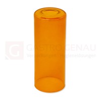 Glaszylinder, mandarin, für Miracle Lampen Typ 60 A