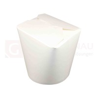 Dönerbox / Foodcontainer, Kraftpapier/PE, weiß, 500 ml / 16 OZ, 50 Stk.