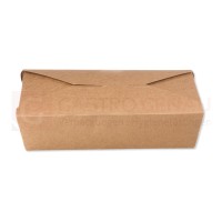 Bio Foodbox, Kraftpapier/PE, braun, 750 ml, 50 Stk.