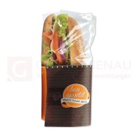 Snackbag XL, mit Sichtfenster und Aufreißperforation, fettdicht, Selbstklebeverschluss, Neutral-Motiv, 1000 Stk.