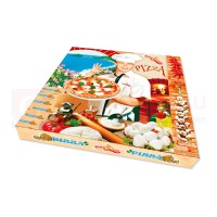 Pizza-Karton, 33x33x4 cm, Ischia, 100 Stk.