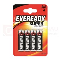 Eveready SHD Mignon Batterien, 4er Pack, Kohle-Zink, AA, Typ LR6