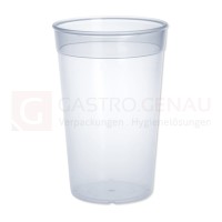 Mehrwegbecher Eco, PP, 500 ml, Eichstrich, natur, 112 Stk.